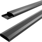 conecto Kabelkanal aus Kunststoff zum Kleben oder Schrauben inkl. 3M Klebeband, 50