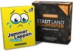 DENKRIESEN Family Pack - JAMMERLAPPEN + Stadt-Land VOLLPFOSTEN Kartenspiel - Classic
