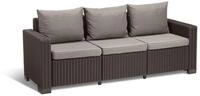 Allibert Lounge Sofa, Balkon, Lounge California Sofa, graphit/panama cool grau, 199 x