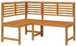 vidaXL Akazienholz Massiv Garten Eckbank Rustikal Gartenbank Holzbank Sitzbank...