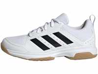 adidas Damen Ligra 7 Indoor Sneaker, FTWR White/core Black/FTWR White, 41 1/3 EU