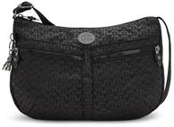 Kipling IZELLAH Mittelgro&szlig;e Umh&auml;ngetasche, Signature Emb (Schwarz)