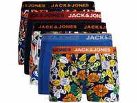 JACK & JONES Trunks 5er Pack Boxershorts Boxer Short Unterhose Mehrpack (M, 5er...