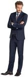 Club of Gents Herren Andy Anzugjacke, Blau (Blau ), 102 EU