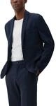 s.Oliver BLACK LABEL Herren 160.11.899.15.153.1258992 Anzugjacke, Blau , 44