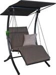 ANGERER Hollywoodschaukel 1-Sitzer Swing Smart Olive | Gartenschaukel Made in