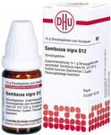 DHU Sambucus nigra D12 Streuk&uuml;gelchen, 10 g Globuli