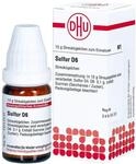 DHU Sulfur D6 Streuk&uuml;gelchen, 10 g Globuli
