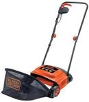 Black+Decker Vertikurierer Elektrisch Rasenl&uuml;fter elektrisch (600W, 30 cm