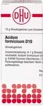 ACIDUM FORMICICUM D 10 Globu 10 g