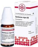 DHU Sambucus nigra D6 Streuk&uuml;gelchen, 10 g Globuli
