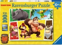 Ravensburger Puzzle 100 Teile XXL - Donkey Kong: Die Affen sind los -