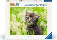 Ravensburger Puzzle 500 Teile - K&auml;tzchen in der Wiese -