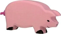 Holztiger Schwein -