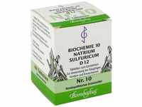 Biochemie 10 Natrium Sulfuricum D 12 Tabletten