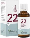 PFL&Uuml;GER Sch&uuml;&szlig;ler-Salz Nr. 22 Calcium carbonicum D6 Tropfen, 30 ml | Das Salz...