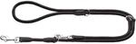 HUNTER Verstellbare Hundef&uuml;hrleine FREESTYLE, Farbe: schwarz, robust & wetterfest,