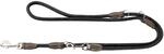 HUNTER Round and Soft Hunting Verstellbare F&uuml;hrleine f&uuml;r Hunde, rund, Leder, weich,