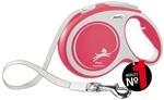 flexi&reg; Comfort L | 8m Gurt Roll-Leine f&uuml;r Hunde bis 50 kg | Rot | ausziehbare