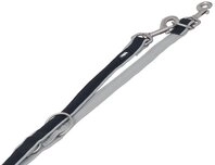Nobby F&uuml;hrleine Mesh Preno, grau L: 200 cm, B: 15/20 mm, 1 St&uuml;ck