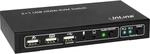 InLine 62602I KVM Desktop Switch, 2-fach, HDMI 4K2K, USB 2.0 Hub, mit Audio, schwarz