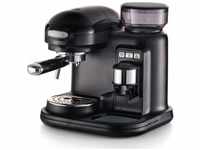 Ariete 1318 Moderne Espressomaschine mit integriertem Mahlwerk, Für Kaffeebohnen und