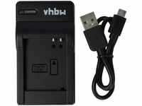 vhbw USB Akkuladegerät kompatibel mit Panasonic Lumix DMC-TZ41, DMC-TZ56,...