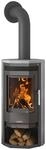 Justus 6531 22 Usedom 5 Kaminofen Stahl Gussgrau/Speckstein/A+