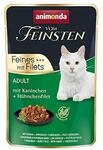 animonda vom Feinsten mit Filets, Katzenfutter nass mit Kaninchen + H&uuml;hnchenfilet,