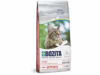 BOZITA Large Weizenfrei Lachs - Trockenfutter für erwachsene Katzen großer Rassen,