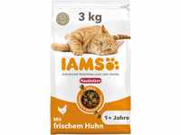 IAMS Indoor Katzenfutter trocken mit Huhn - Trockenfutter für Hauskatzen ab 1 Jahr,