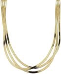 Halskette aus Edelstahl (Gold)