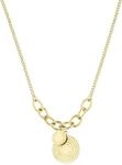 Halskette mit Anh&auml;nger aus Edelstahl (Gold)