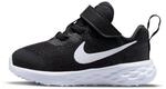 Nike Jungen Unisex Revolution 6 Kinder Sneaker, Black/White-Dark Smoke Grey, 22 EU