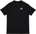 Nike Jungen Sportswear T-Shirt, Black/White, M