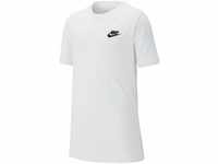 Nike Jungen Futura T-Shirt, White/Black, S