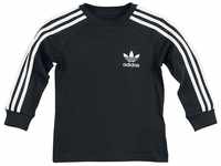 adidas Originals Unisex-Child 3STRIPES LS Sweater, Black/White, 140