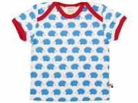 Loud + Proud Unisex - Baby T-Shirts Tierdruck 204, Blau (sky sk), 62/68