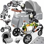 KESSER&reg; Loops 4 in 1 Kinderwagen Kombikinderwagen Komplett-Set inkl. Babywanne &