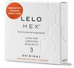 LELO HEX Original Ultrad&uuml;nne Kondome mit Gr&ouml;&szlig;erer St&auml;rke, Kondome f&uuml;r M&auml;nner,