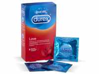 Durex Love Kondome – Mit anatomischer Easy-On-Form für leichtes Überziehen & mit