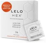 LELO HEX Original Ultrad&uuml;nne Kondome mit Gr&ouml;&szlig;erer St&auml;rke, Kondome f&uuml;r M&auml;nner,