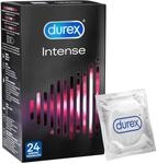 Durex Intense Orgasmic Kondome, Gerippte und genoppte Kondome mit Stimulationsgel