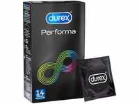 Durex Performa Kondome – transparent und befeuchtet Kondome mit 5 %