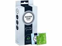 MISTER SIZE Kondome gefühlsecht hauchzart 47mm im 10er Pack/extra dünn & extra