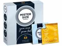 MISTER SIZE Kondome gefühlsecht hauchzart 53mm im 3er Pack/extra dünn & extra