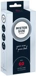 MISTER SIZE Kondome gef&uuml;hlsecht hauchzart 60mm im 10er Pack/extra d&uuml;nn, extra fein,