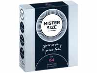 MISTER SIZE Kondome gefühlsecht hauchzart 64mm im 3er Pack/extra dünn, extra...