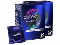 Durex Performa Kondome – Aktverlängernde Kondome mit 5% benzocainhaltigem Gel &