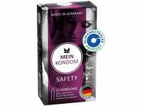MEIN KONDOM Safety Kondome - 12er Packung - Vegan - Klimaneutral - Fair Rubber...